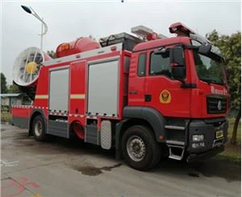 350,000 kubikmetri dūmu izplūdes ugunsdzēsības transportlīdzekļa